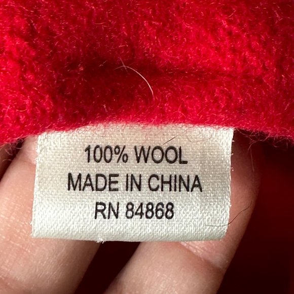 Womens One Size Red Wool Beret Hat Elegant Classic Artist French Fashion